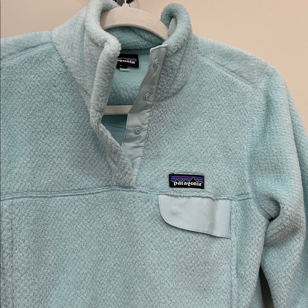 Patagonia Sky Blue Fleece Jacket M - Picture 2 of 8